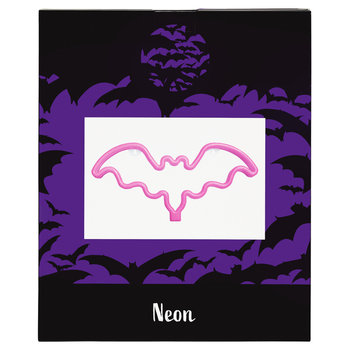 Lampka LED, Halloween, Nietoperz, Różowy - Inny producent