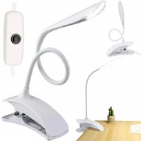 LAMPKA LED NA BIURKO LAMPA Z KLIPSEM SZKOLNA DLA DZIECKA NOWOCZESNA