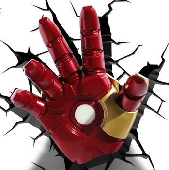 Lampka Marvel Iron Man 3D - Ręka - Marvel