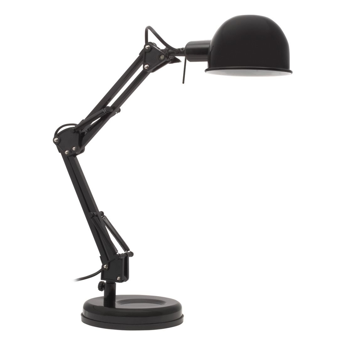 Lampka na biurko, do czytania KANLUX Pixa KT-40-B, czarna, 40 W.