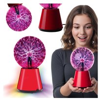 Lampka na Biurko Kula Plazmowa Duża Zmieniająca Kolory Magiczna Edukacyjna dla Dzieci Dorosłych