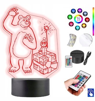 Lampka na biurko Masza i Niedźwiedź 16 LED PLEXIDO - Plexido