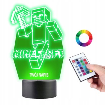 Lampka na biurko Minecraft 16 kolorów LED PLEXIDO - Plexido