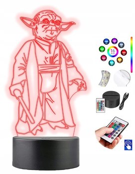 Lampka na biurko Mistrz Yoda 16kolorów LED PLEXIDO - Plexido