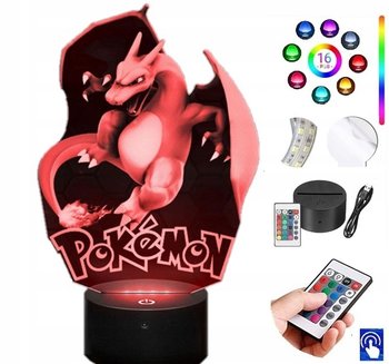 Lampka na biurko Pokemon Charizard 16k LED PLEXIDO - Plexido