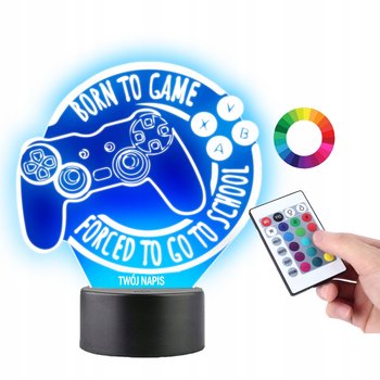 Lampka na Biurko Statuetka 3D Gamingowa dla Gracza - Plexido