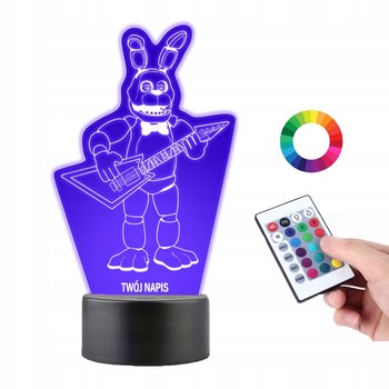 Lampka na Biurko Statuetka 3D Led Gra FNAF Bonnie - Plexido