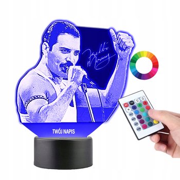 Lampka na Biurko Statuetka Led Freddie Mercury Pop - Plexido