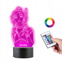 Lampka na Biurko Statuetka Led Gra Valorant Jett