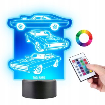 Lampka na Biurko Statuetka Szybcy i Wściekli Auta - Plexido