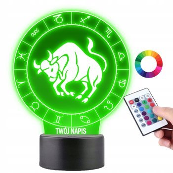 Lampka na Biurko Statuetka Znak Zodiaku Byk - Plexido
