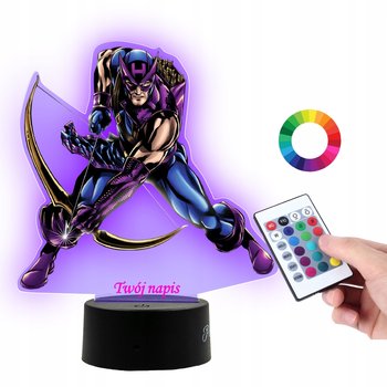 Lampka Na Biurko UV Statuetka Marvel Hawkeye - Plexido