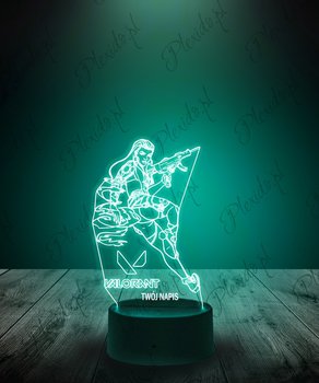 Lampka Na Biurko Valorant Reyna 16 Kolorów Led Plexido - Plexido