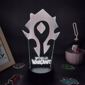 Lampka Na Biurko World Of Warcraft Wow 16 Kolorów Led Plexido - Plexido