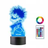 Lampka Nocna 3D Led Dabi My Hero Academia Anime Plexido