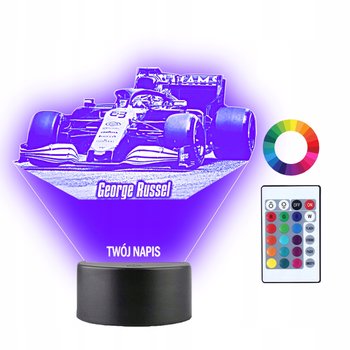 Lampka Nocna 3D Led George Russel Formuła 1 - Plexido