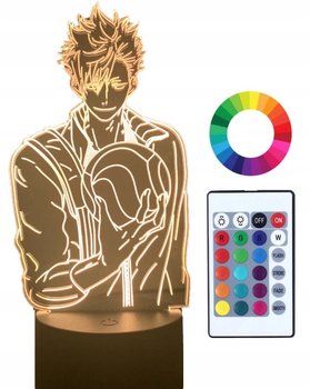 Lampka Nocna 3D LED Haikyuu Shoyo Hinata Prezent - Plexido