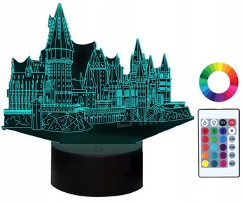 Lampka Nocna 3D Led Harry Potter Szkoła Hogwart - Plexido