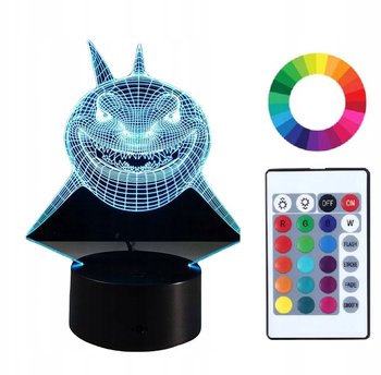 Lampka Nocna 3D LED Imię GDZIE JEST NEMO REKIN - Plexido