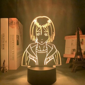 Lampka Nocna 3D LED Imię Haikyuu Shoyo Hinata - Plexido