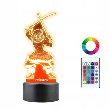 Lampka Nocna 3D LED Inosuke Hashibira Prezent - Plexido