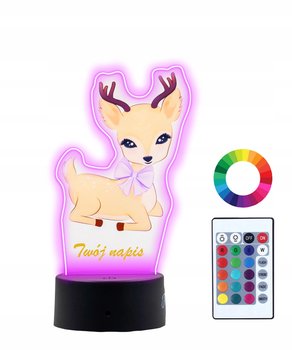 Lampka Nocna 3D LED Jelonek - Plexido