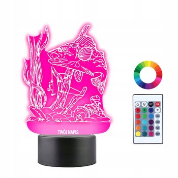 Lampka Nocna 3D Led Karp Ryba Prezent - Plexido