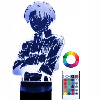 Lampka Nocna 3D Led Levi Attack on Tittan - Plexido