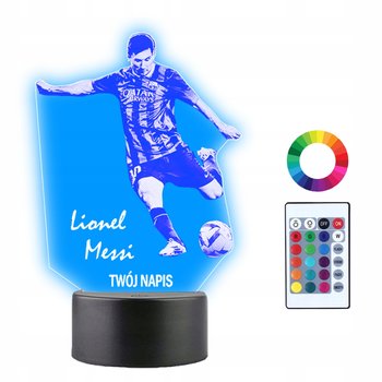 Lampka Nocna 3D LED Lionel Leo Messi Piłkarz - Plexido