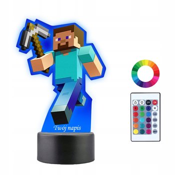 Lampka nocna MINECRAFT CREEPER 3D ICON - lampa LED - Paladone