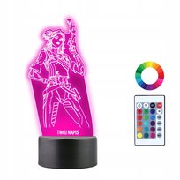 Lampka Nocna 3D Led Neon Valorant Prezent