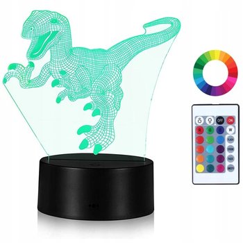 Lampka Nocna 3D LED Park Jurajski Dinozaur Imię Plexido - Plexido