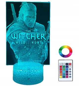 Lampka Nocna 3D LED Wiedźmin Geralt - Plexido