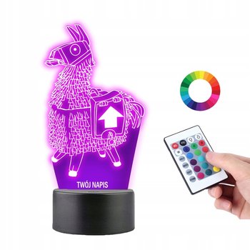 Lampka Nocna Alpaka Lama 16 kolorów LED PLEXIDO - Plexido