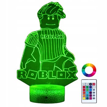 Lampka Nocna Biurkowa dla Dzieci Gra Roblox Podświetlana 16 LED + Pilot - Inny producent