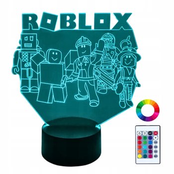 Lampka Nocna Biurkowa dla Dzieci Roblox Ekipa Podświetlana 3D + Pilot - Inny producent