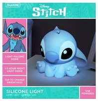 Lampka nocna Disney Stitch dla dzieci Silikonowa na dotyk USB baterie AAA Paladone