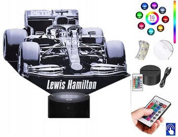 Lampka Nocna Formuła F1 Hamilton 16 LED PLEXIDO - Plexido