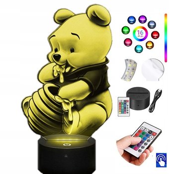 Lampka Nocna Kubuś Puchatek 16 Kolorów Led Plexido - Plexido