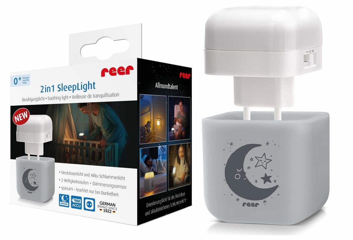 Lampka nocna LED 2w1 0,1W czujnik zmierzchu REER
