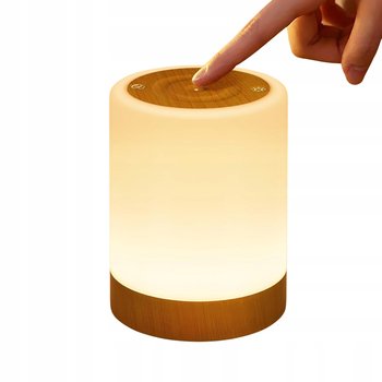 Lampka Nocna LED Dotykowa Ściemniana 256 Kolorów RGB 5 Trybów Lampka - inna (Inny)