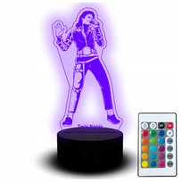 Lampka Nocna Led Figurka Michael Jackson Dangerous Król Pop na Prezent RoyalGift
