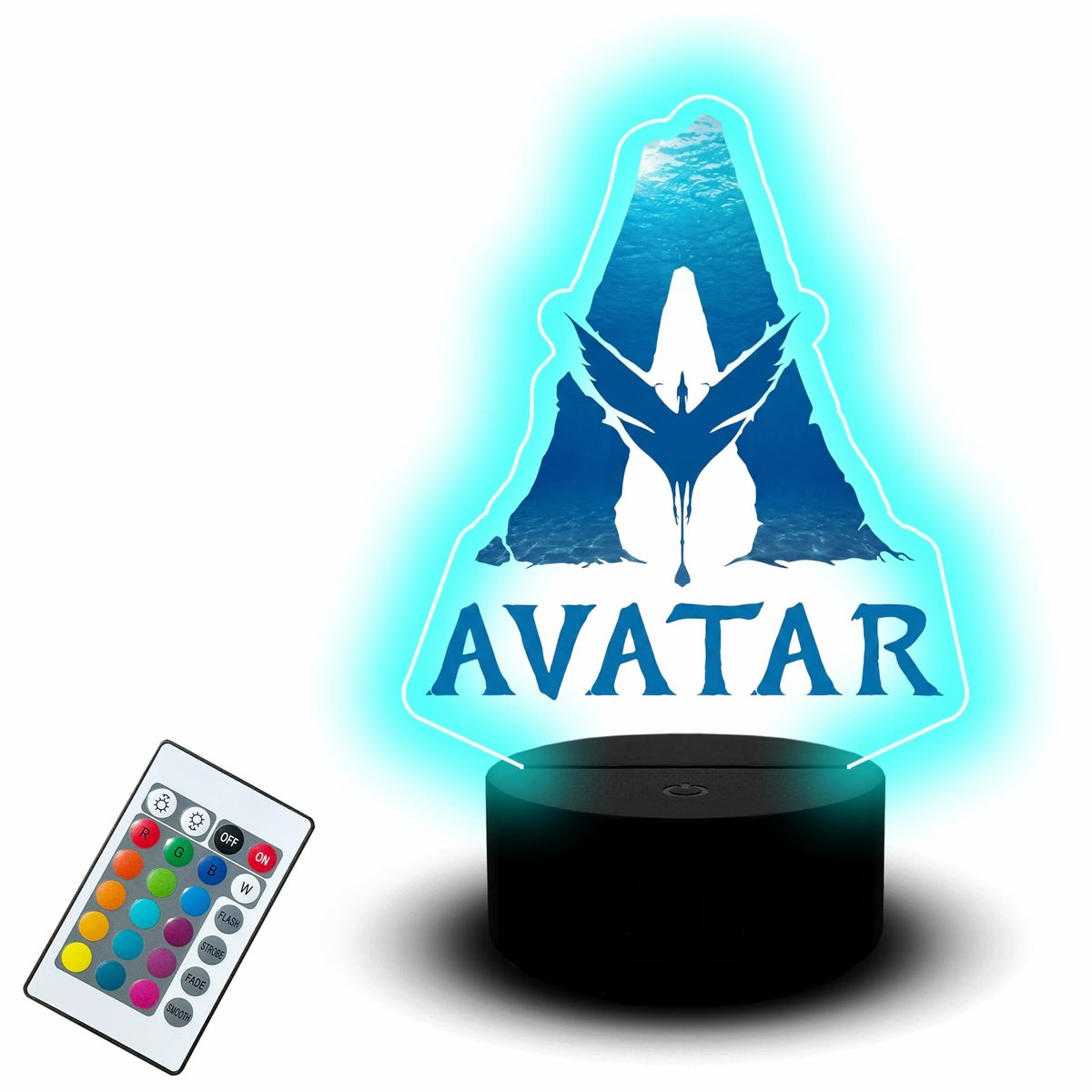 Lampka Nocna Led Logo Avatar Istota Wody Prezent Na Urodziny Dla ...