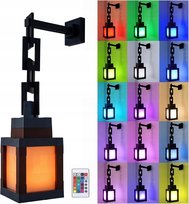 Lampka Nocna LED MINECRAFT latarnia lampion 16 Kolorów PILOT ścienna stół