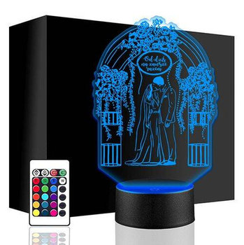 LAMPKA NOCNA LED prezent PAŃSTWO MŁODZI NA WESELE ŚLUB DLA PARY MŁODEJ - upominki_pl