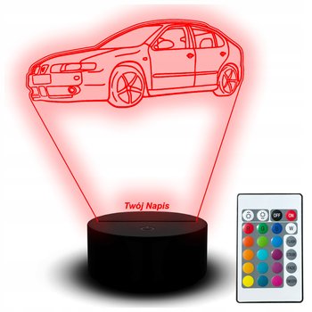 Lampka Nocna LED Statuetka Gadżet Samochód Seat Leon Mk1 Auto Grawer Imię - Inny producent