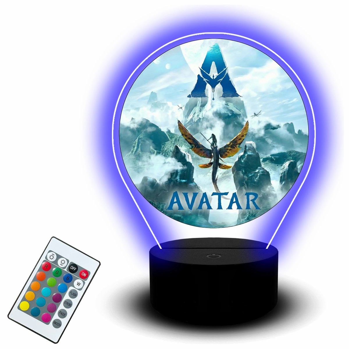 Lampka Nocna Led z Filmu Avatar 2 Istota Wody Prezent Dla Dziecka Mamy ...