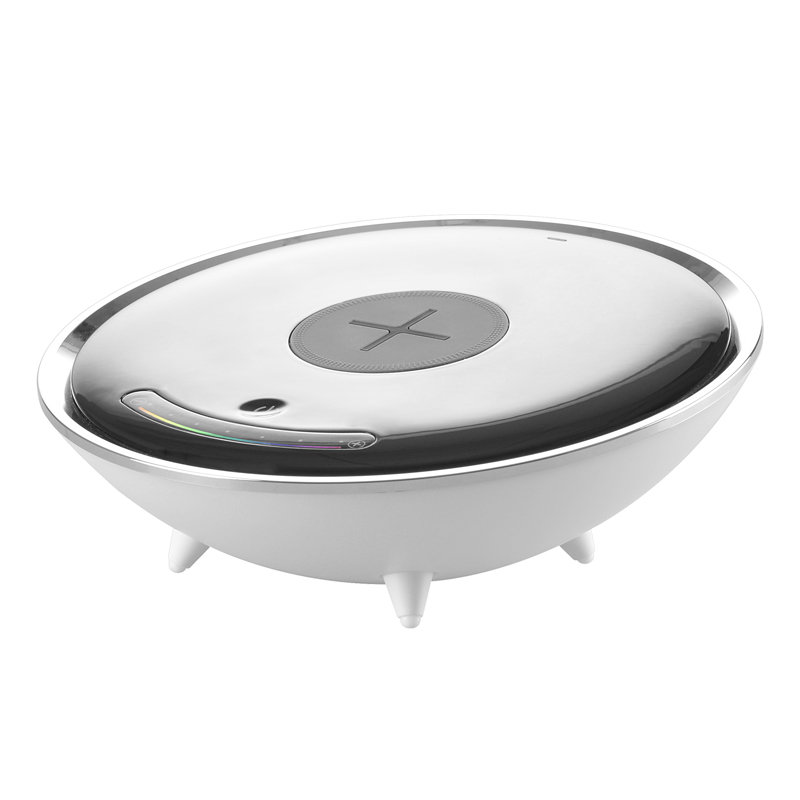 Lampka nocna LED z ładowarką Qi PLATINET PDLU1, 10 W, barwa biała ciepła
