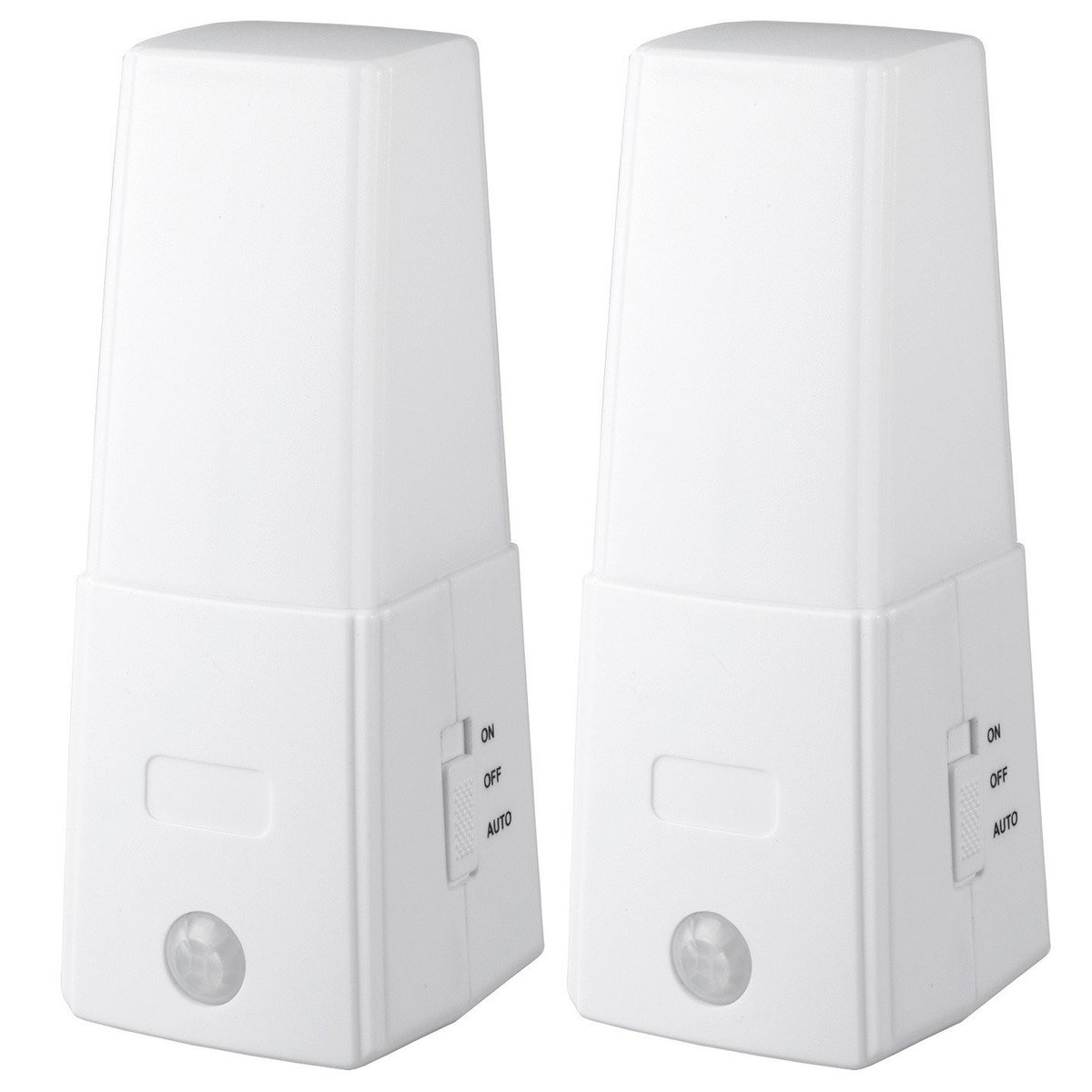 Lampka nocna LED z sensorem ruchu, 2w1 - 2 sztuki
