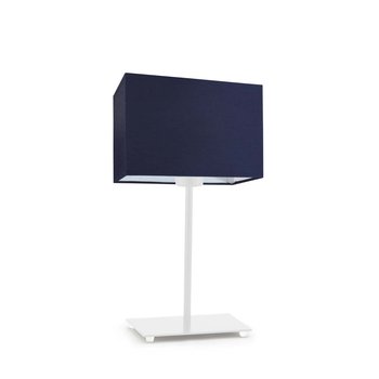 Lampka nocna LYSNE Amalfi, 60 W, E27, granatowa/biała, 40x20 cm - LYSNE